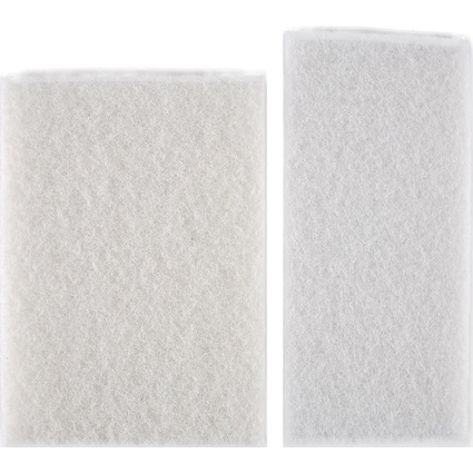 HYGOCLEAN Pad non tiss, non-tiss doux, 220 x 160 mm, blanc