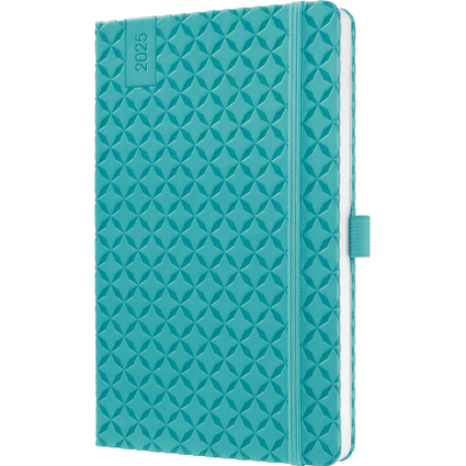 sigel Agenda de poche Jolie Flair 2025, A5, turquoise