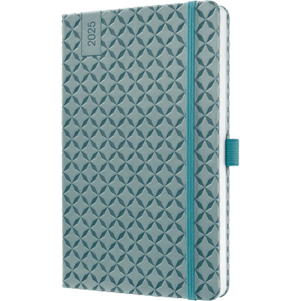 sigel Agenda de poche Jolie Flair 2025, A5, bleu ocan