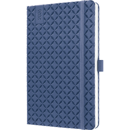 sigel Agenda de poche Jolie Flair 2026, A5, bleu indigo