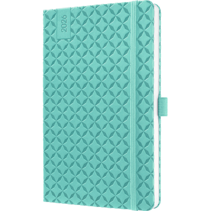 sigel Agenda de poche Jolie Flair 2026, A5, turquoise
