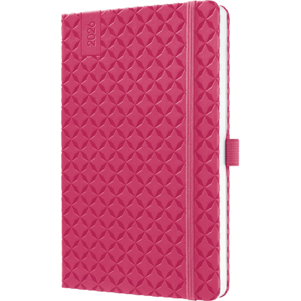 sigel Agenda de poche Jolie Flair 2026, A5, fuchsia