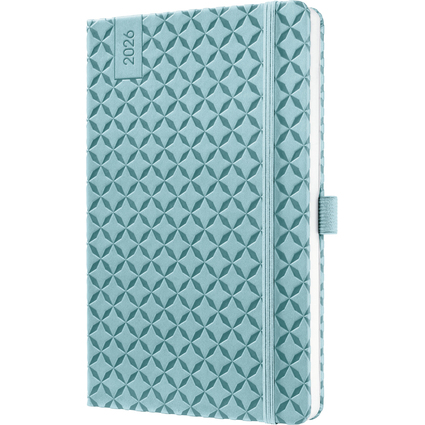 sigel Agenda de poche Jolie Flair 2026, A5, bleu ciel