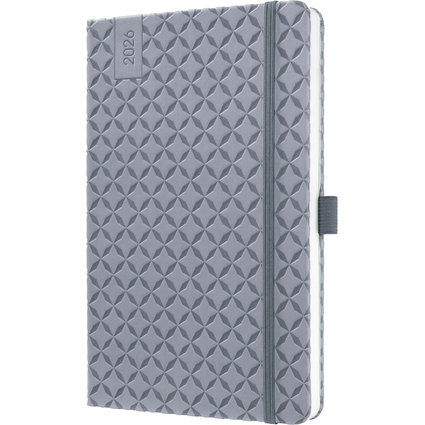sigel Agenda de poche Jolie Flair 2026, A5, gris