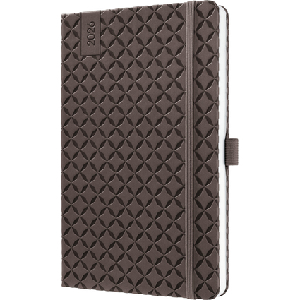 sigel Agenda de poche Jolie Flair 2026, A5, marron