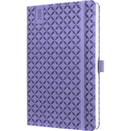 sigel Agenda de poche Jolie Flair 2026, A5, violet