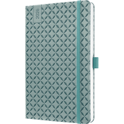 sigel Agenda de poche Jolie Flair 2026, A5, bleu ocan