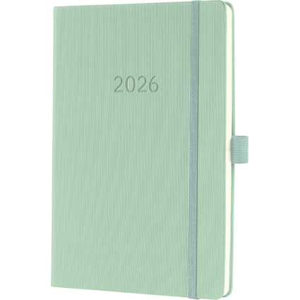 sigel Agenda planning Conceptum 2026, env. A5, menthe