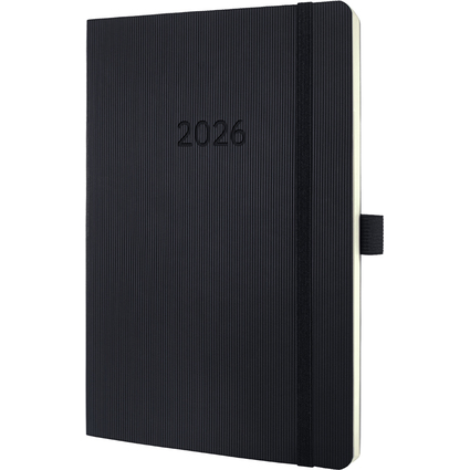 sigel Agenda planning Conceptum 2026, env. A5, noir
