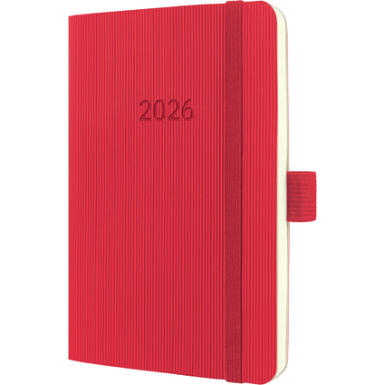 sigel Agenda de poche Conceptum 2026, env. A6, rouge