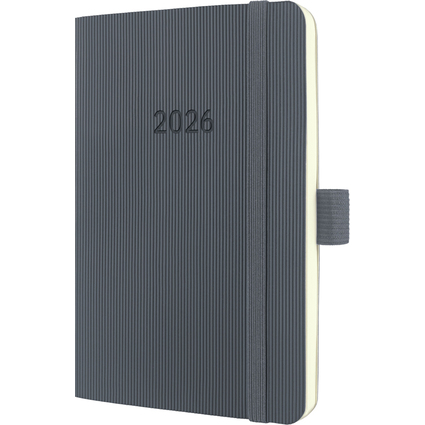 sigel Agenda de poche Conceptum 2026, env. A6, gris