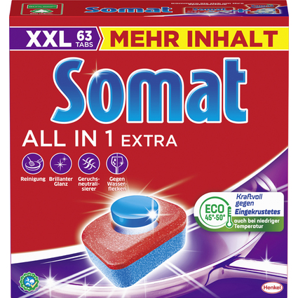 Somat Pastille lave-vaisselle 10 ALL IN 1 EXTRA, XXL