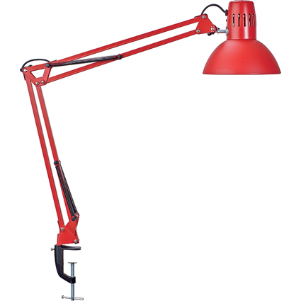 MAUL Lampe de bureau  LED MAULstudy, avec pince, rouge