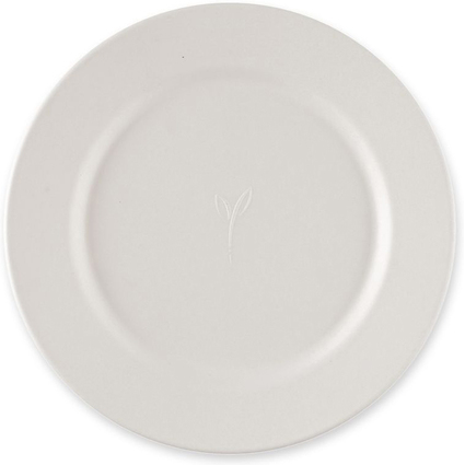 NATURE Star Assiette en canne  sucre Gourmet, rond, 210 mm