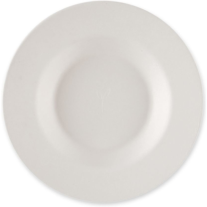 NATURE Star Assiette en canne  sucre Gourmet, rond, 230 mm