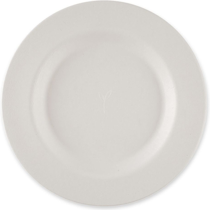 NATURE Star Assiette en canne  sucre Gourmet, rond, 270 mm