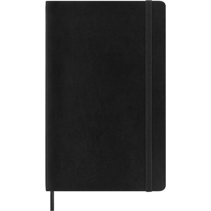 MOLESKINE Carnet souple, L/A5, uni, noir