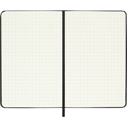 MOLESKINE Carnet rigide, P/A6, quadrill, noir