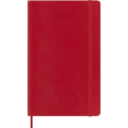 MOLESKINE Agenda 2025/2026, 18 mois, L/A5, rouge