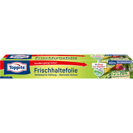 TOPPITS Film alimentaire, largeur: 325 mm, longueur: 40 m