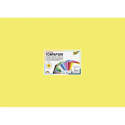 folia Papier de couleur, (L)500x(H)700mm, 130 g/m2, assorti