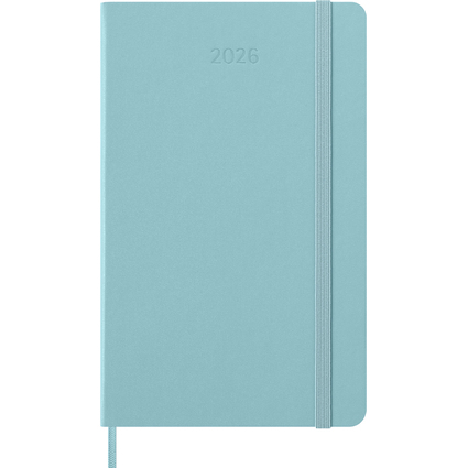 MOLESKINE Agenda 2026, semainier, L/A5, rigide, aigue-marine