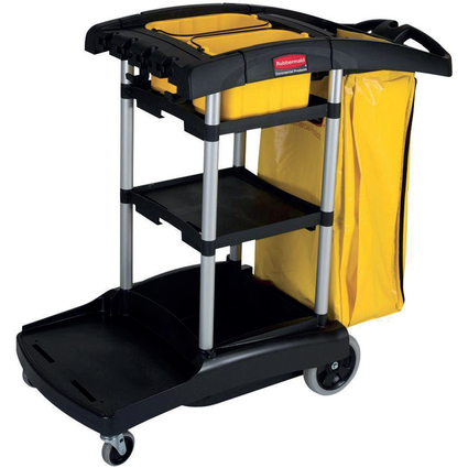 Rubbermaid Chariot de mnage grande capacit FG9T7200, noir