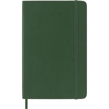MOLESKINE Agenda de poche 2026, semainier, P/A6, vert