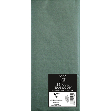 Clairefontaine Papier de soie, (l)500 x (H)700 mm,vert fonc