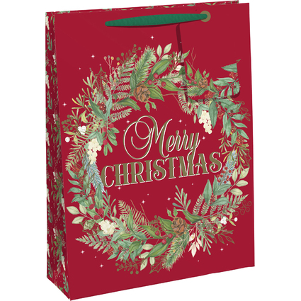 Clairefontaine Sac cadeau de Nol "Merry Christmas", large