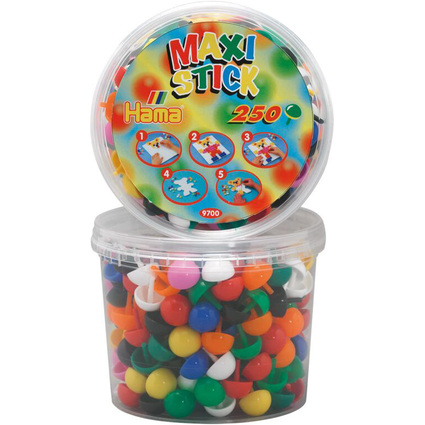 Hama Maxi Stick Perles  piquer, dans un pot, 250 pices