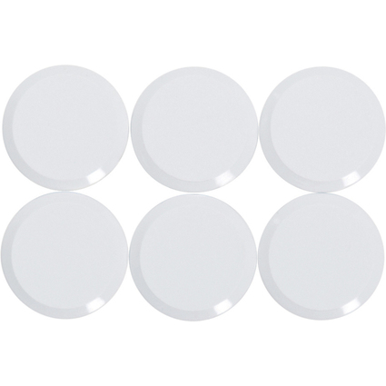 HEBEL aimant rond, (diamtre)20 x (H)8 mm, blanc