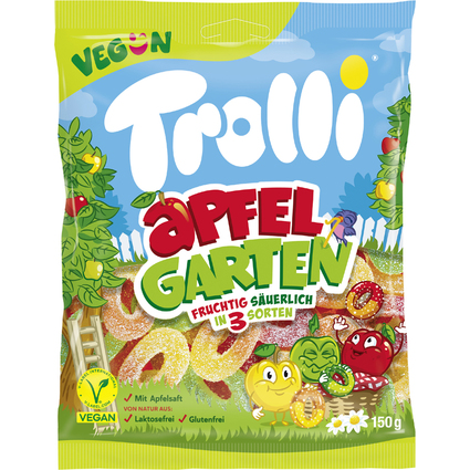 Trolli Bonbon glifi aux fruits VERGER DE POMMES, 150 g