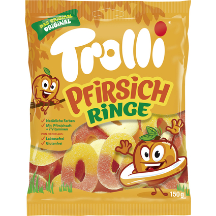 Trolli Bonbon glifi aux fruits RONDELLES DE PECHE, 150 g