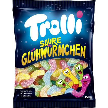 Trolli Bonbon glifi aux fruits VERS LUISANTS, 150 g