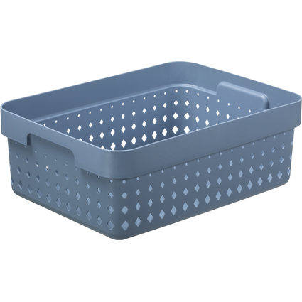 NHG Bac de rangement SEOUL BASKET M, PP, bleu