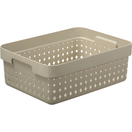 NHG Bac de rangement SEOUL BASKET M, PP, beige