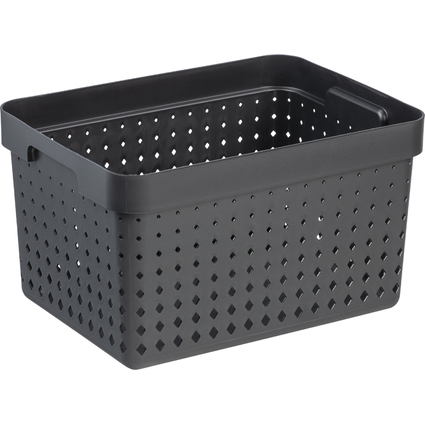 NHG Bac de rangement SEOUL BASKET L, noir