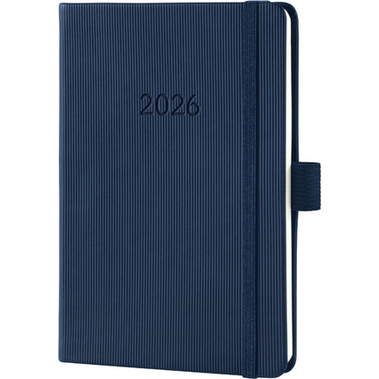 sigel Agenda de poche Conceptum 2026, env. A6, bleu fonc