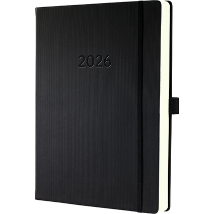 sigel Agenda planning Conceptum 2026, A4+, noir