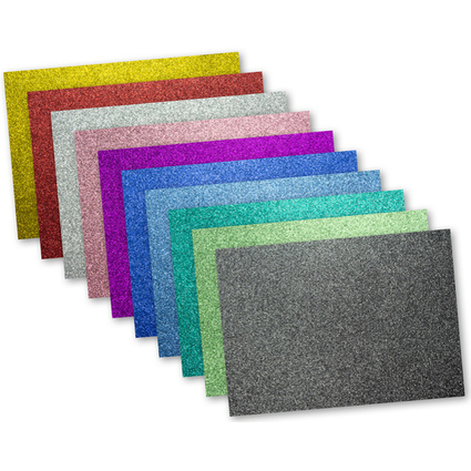 kangaro Carton paillet, 250 x 350 m, assorti en 10 couleurs