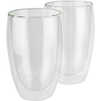 APS Verre double paroi TWINZ, 380 ml, set de 2