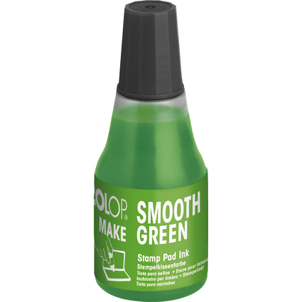 COLOP Encre pour tampon encreur MAKE, 25 ml, smooth green