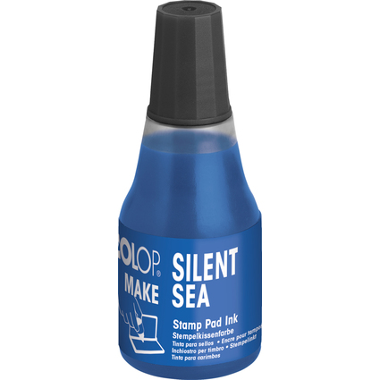 COLOP Encre pour tampon encreur MAKE, 25 ml, silent sea