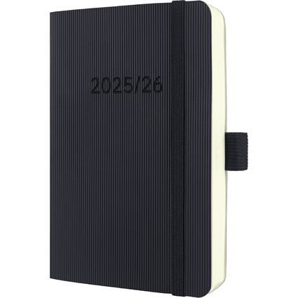 sigel Agenda de poche Conceptum 2025/2026, env. A6, noir