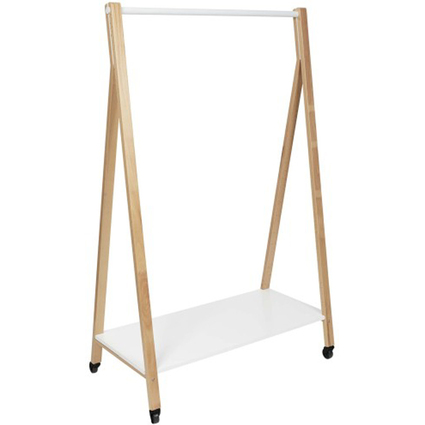 ALBA Vestiaire "SLEEK", mobile, (H)1.490 mm, bois / blanc