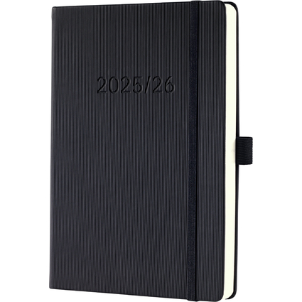 sigel Agenda planning Conceptum 2025/2026, env. A5, noir