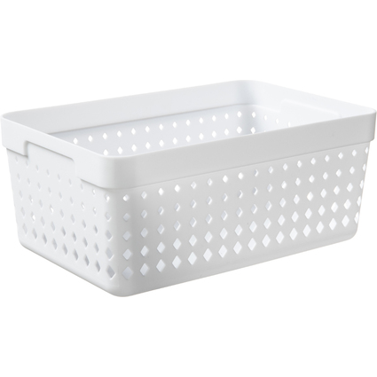 NHG Corbeille de rangement SEOUL ORGANIZER XL, blanc