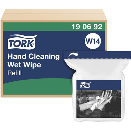 TORK Lingette humide pour les mains, recharge, 1 couche