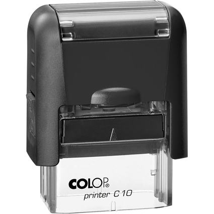 COLOP Tampon pour texte Printer C10, 3 lignes, noir